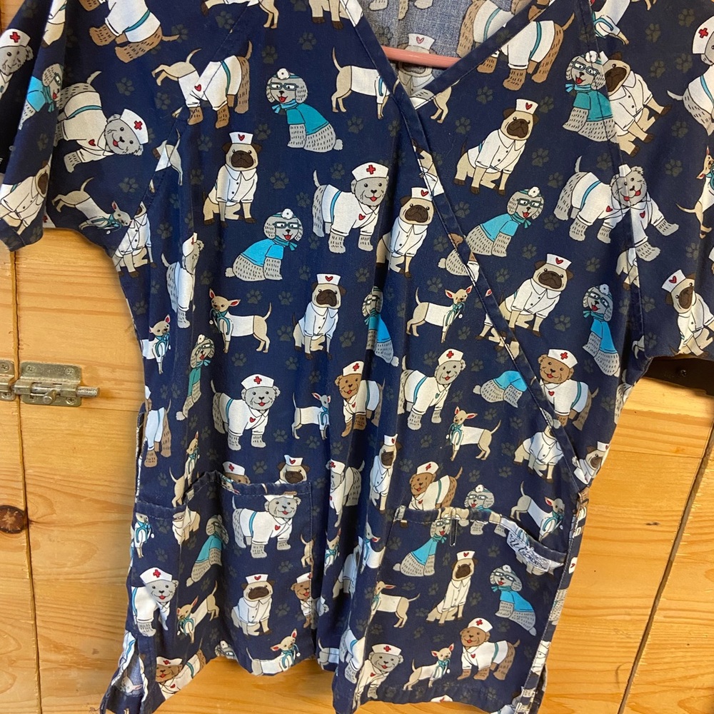 UA dog nurse scrubs